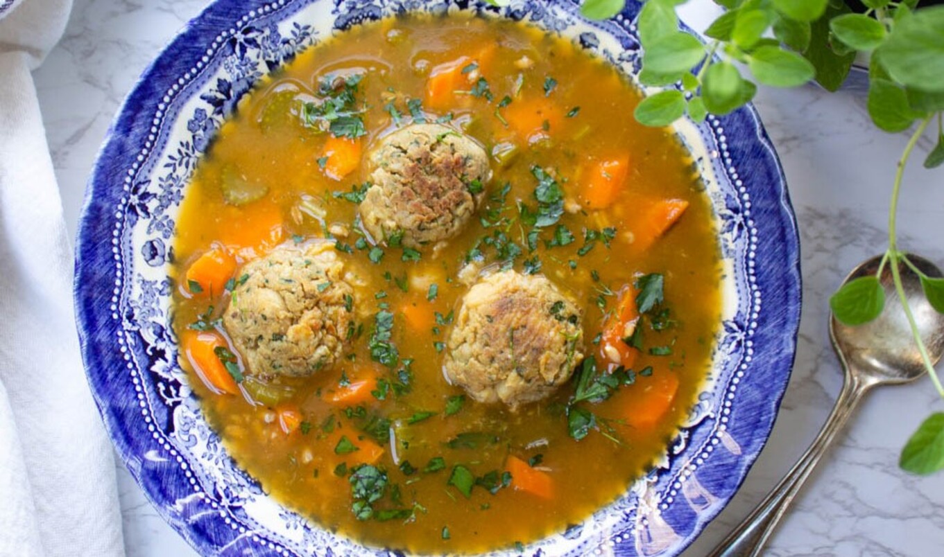 Vegan Italian Meatball Wedding Soup