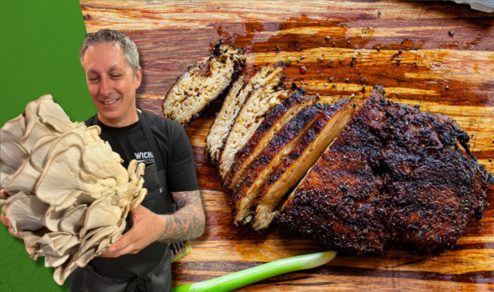 How Chef Derek Sarno Turned 400 Pounds of Mushrooms Into Vegan Meat at Austin’s Top Barbecue Fest