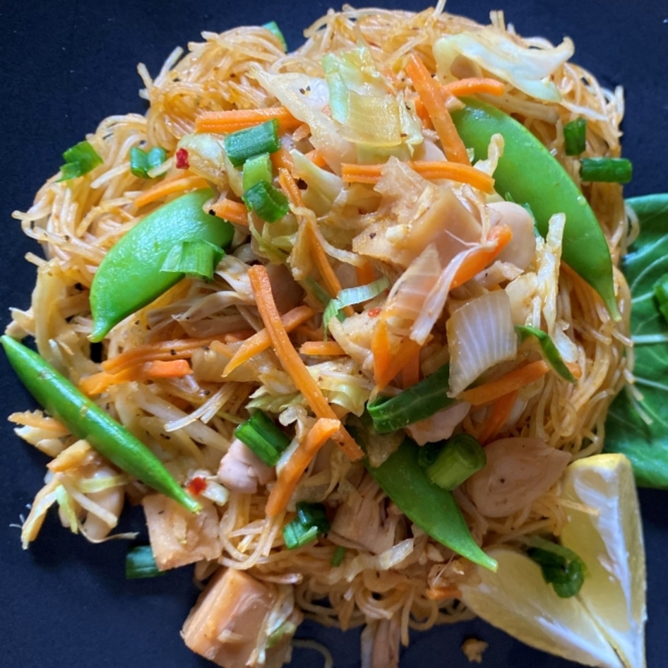 Vegan Jackfruit Pancit Bihon