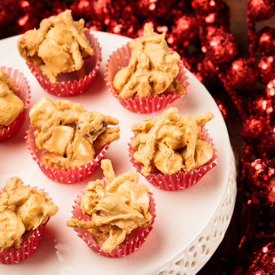 Vegan Butterscotch Haystacks