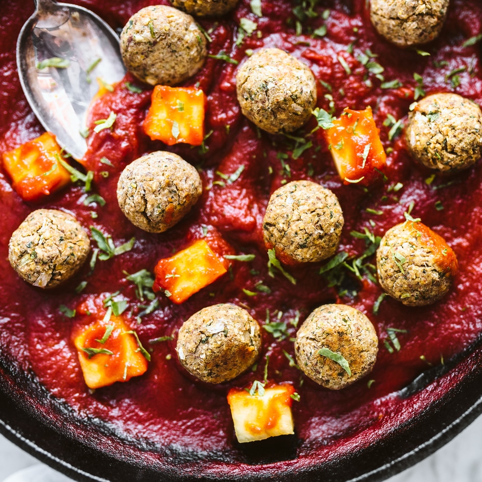 Vegan Sweet and Sour Pineapple Meatballs