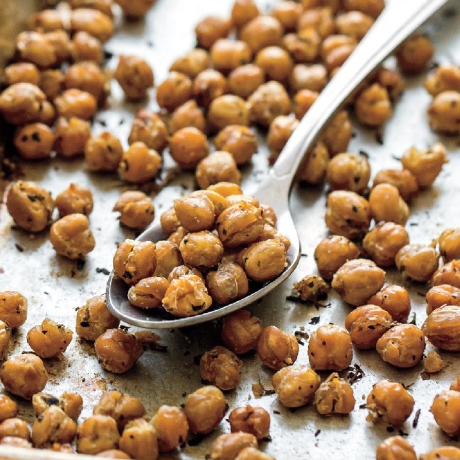 Crispy Roasted Chickpeas With Herbes de Provence