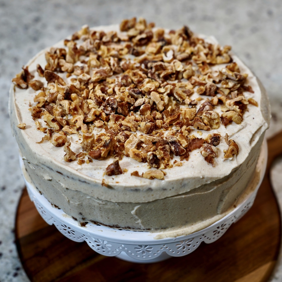 Vegan Banana-Pineapple Hummingbird Cake With Homemade Cashew Frosting