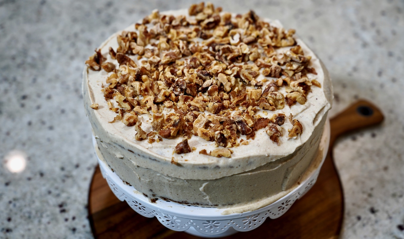 Vegan Banana-Pineapple Hummingbird Cake With Homemade Cashew Frosting