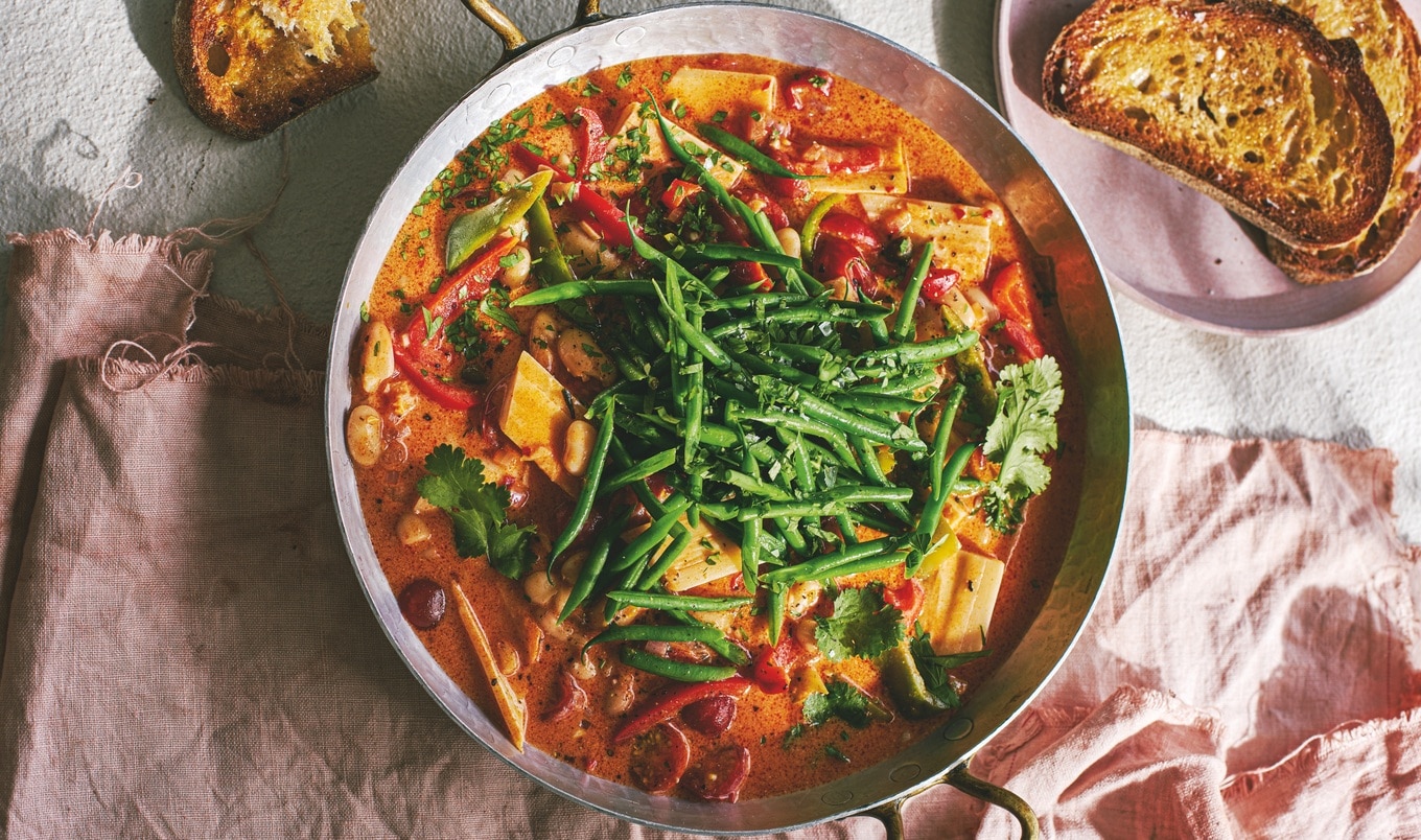 Vegan Brazilian Hearts of Palm Seafood Stew (Moqueca)