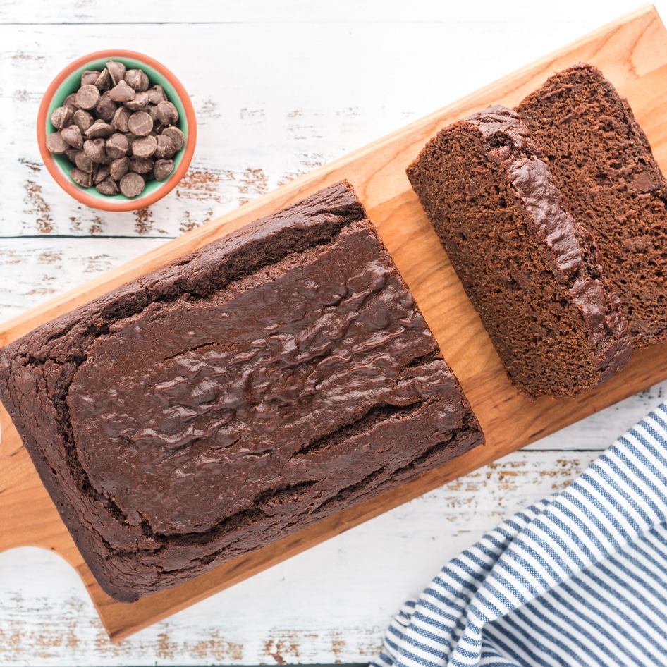 Easy Vegan Double-Chocolate Zucchini Quick Bread