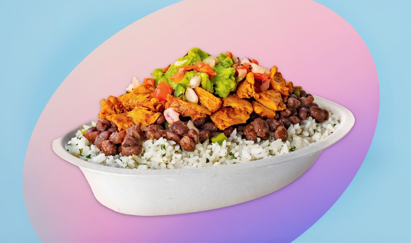 Vegan Copycat Chipotle Chicken Burrito Bowl