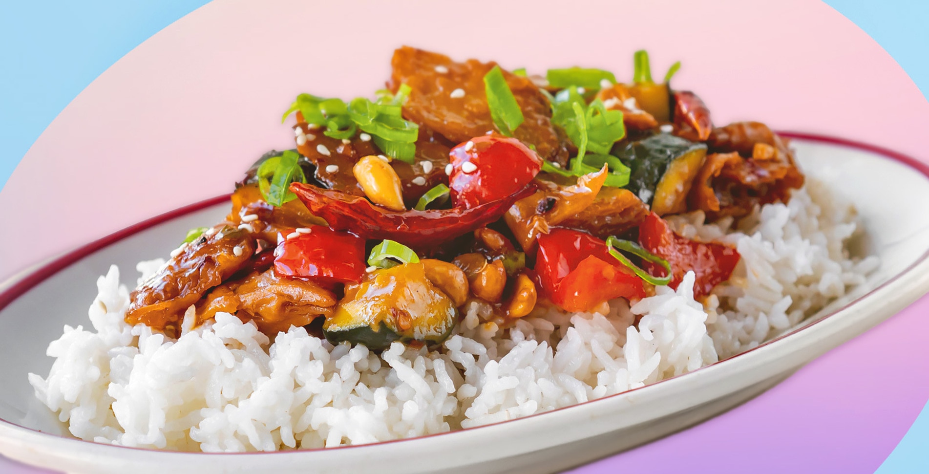 Vegan Copycat Panda Express Kung Pao Chicken