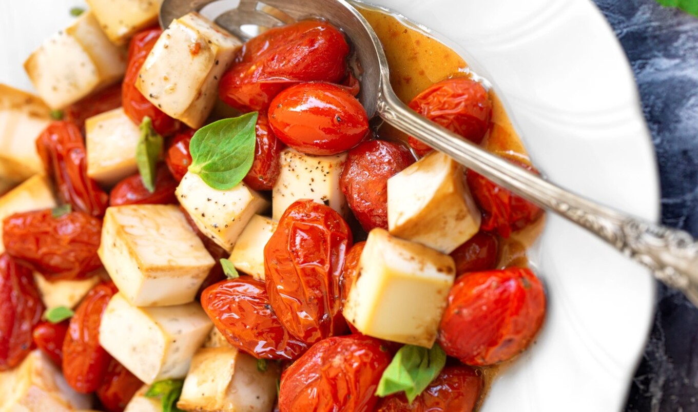 Quick and Easy Vegan Tofu Caprese