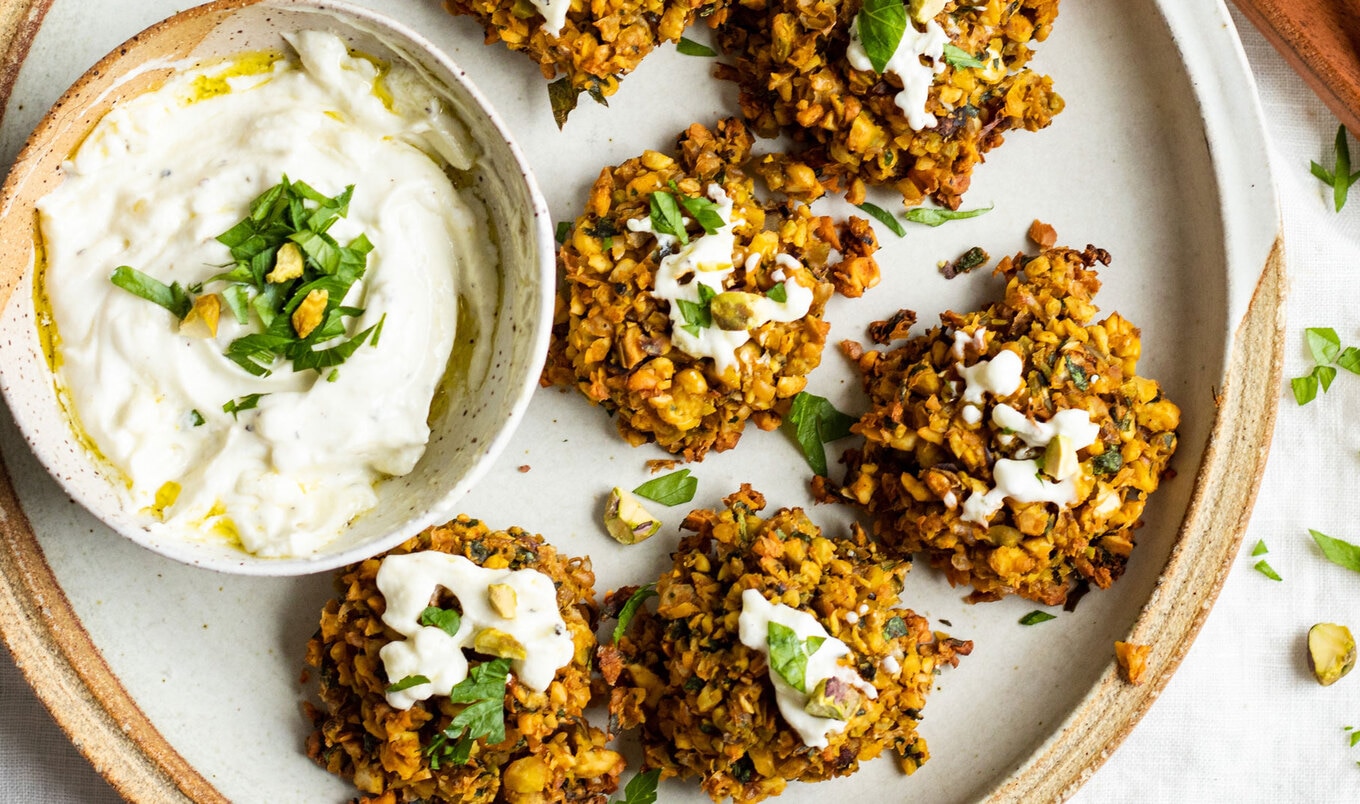 Easy Vegan Pistachio Falafel <br>