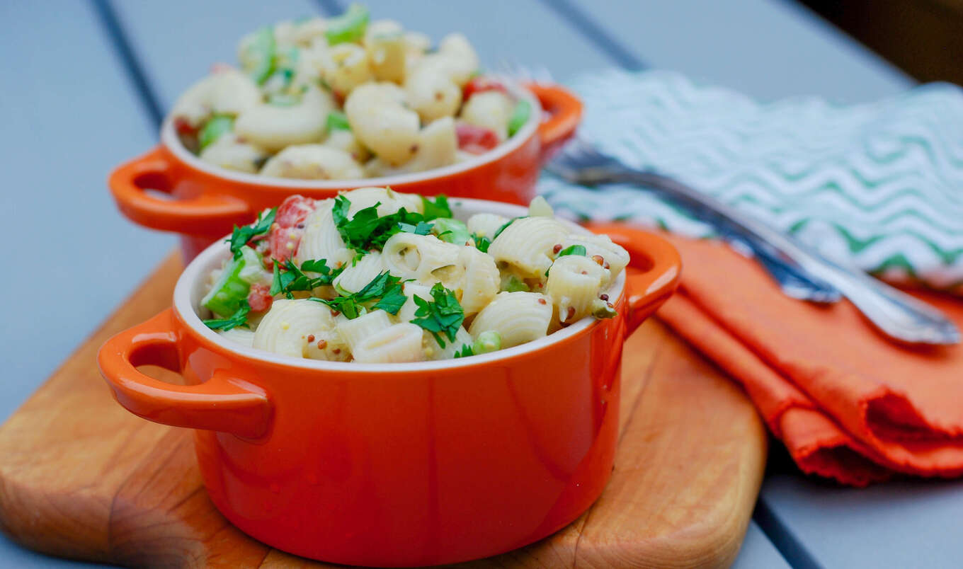 Easy Vegan Summer Picnic Pasta Salad