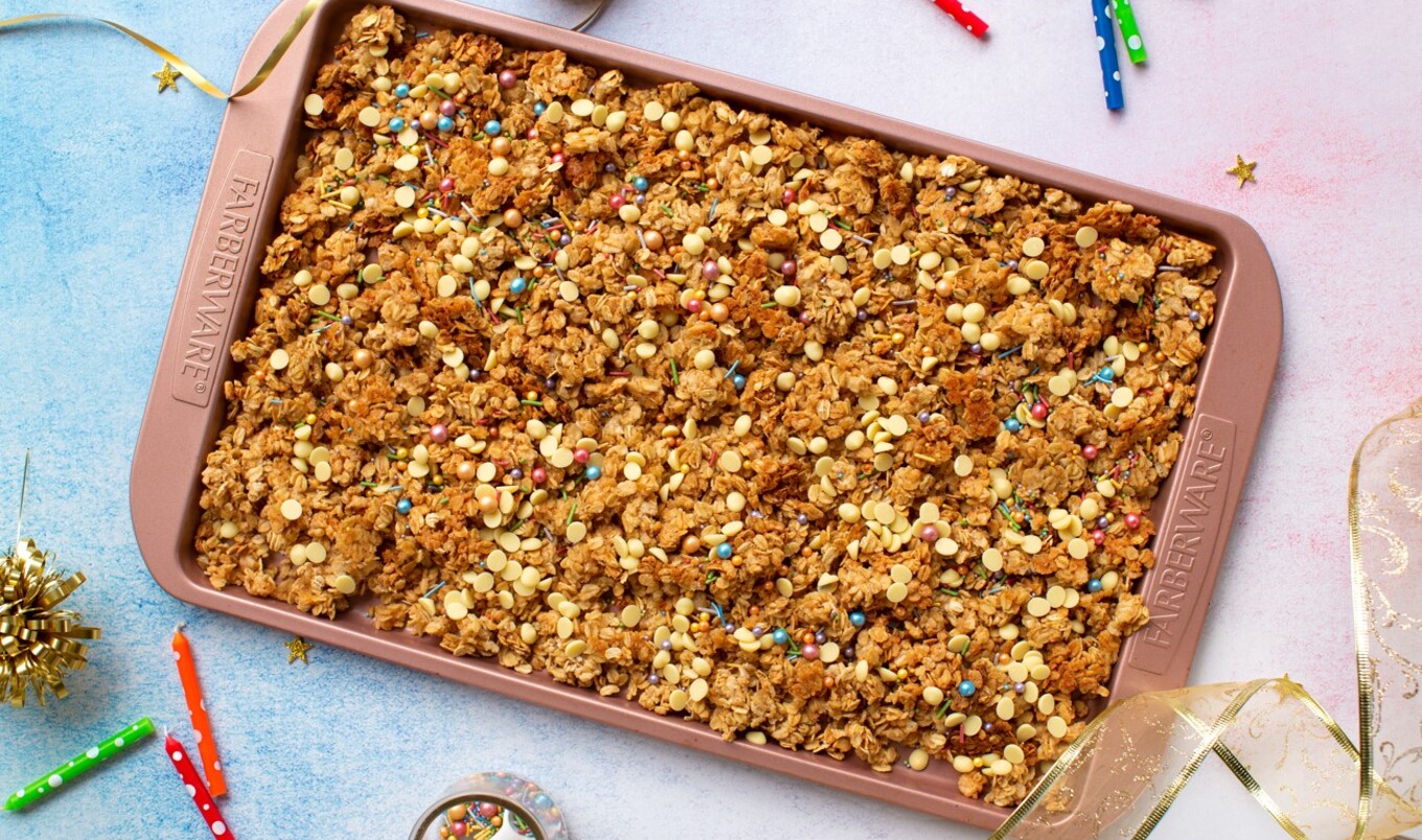 Vegan Confetti Cake Granola