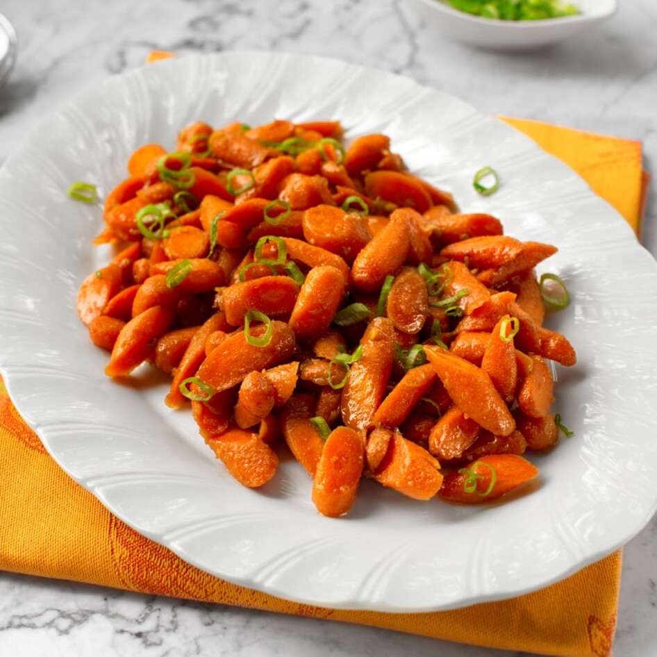 Miso-Ginger Glazed Carrots