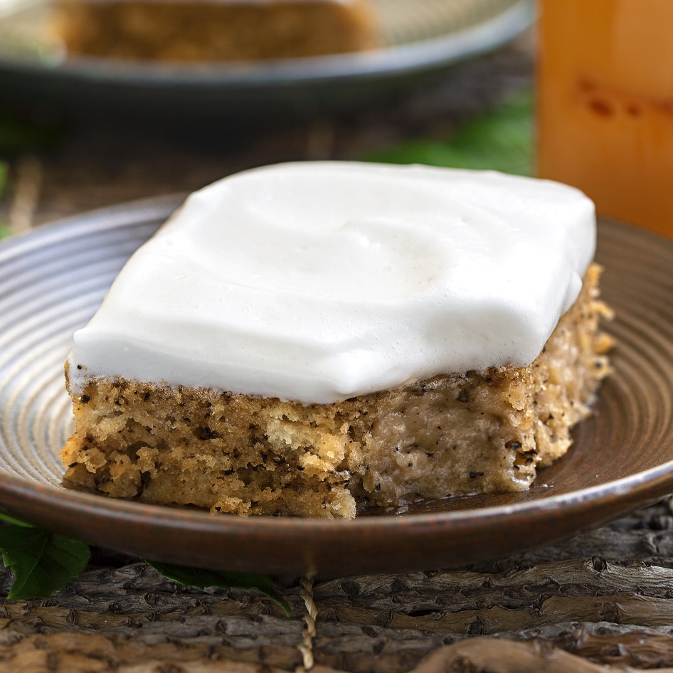 Vegan Thai Tea Sheet Cake With Whipped Coconut Cream