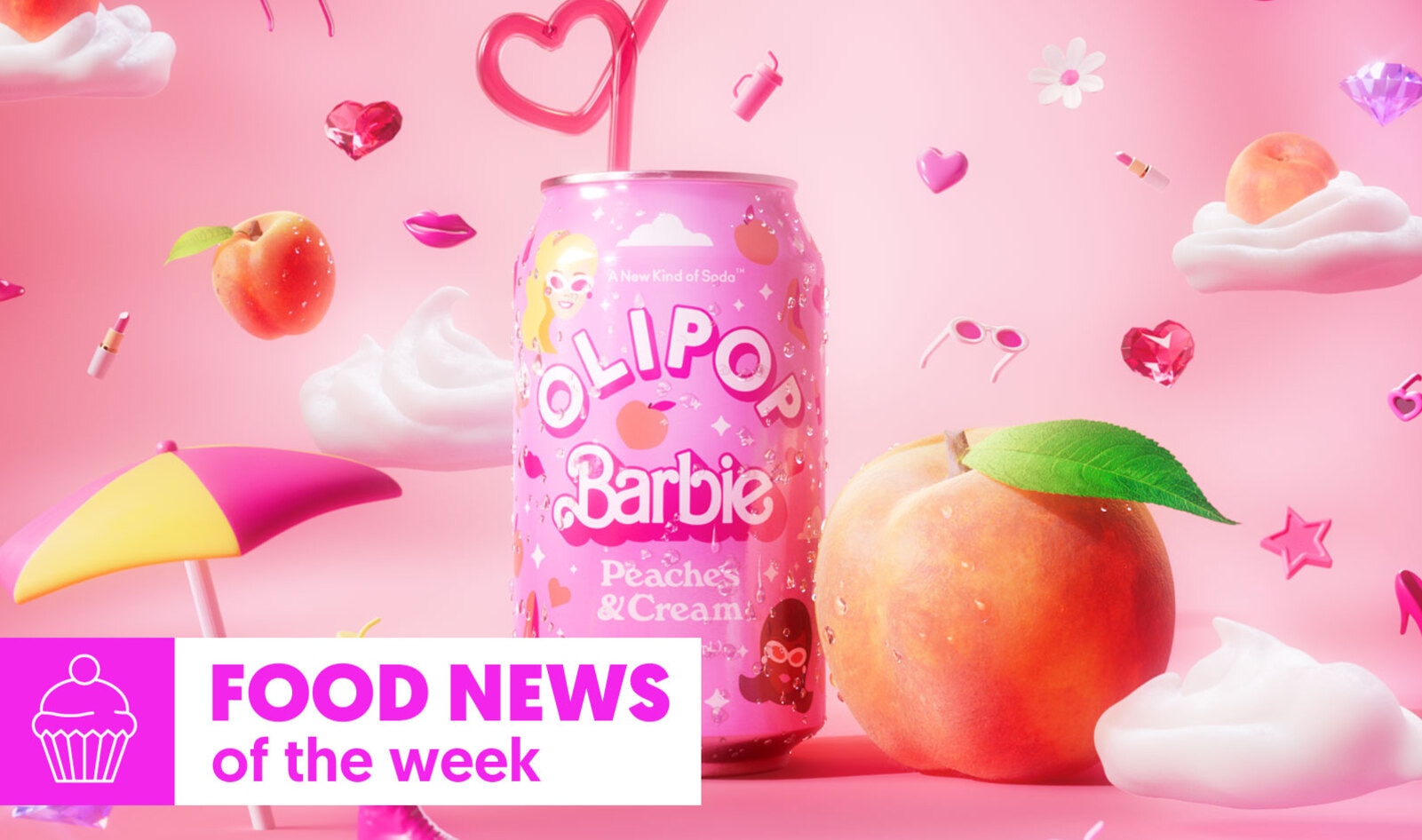 Foods News of the Week: Barbie Soda, Sour Patch Oreos, and Hailey Bieber’s Strawberry Ice Cream