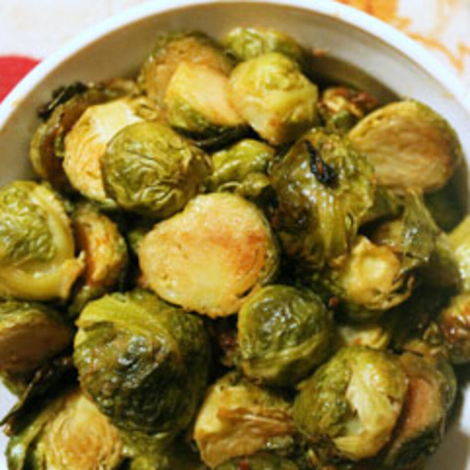 Dijon Roasted Brussels Sprouts