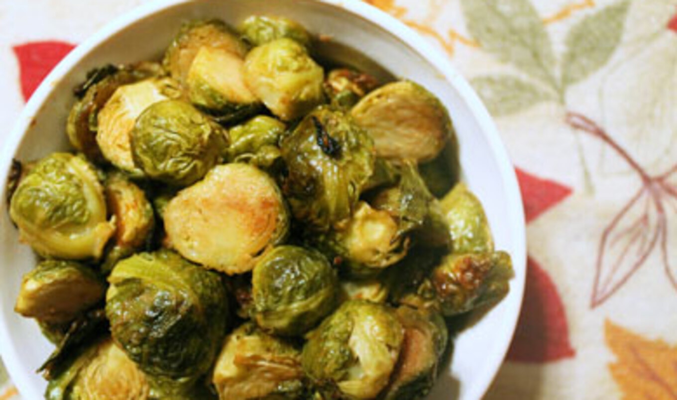 Dijon Roasted Brussels Sprouts