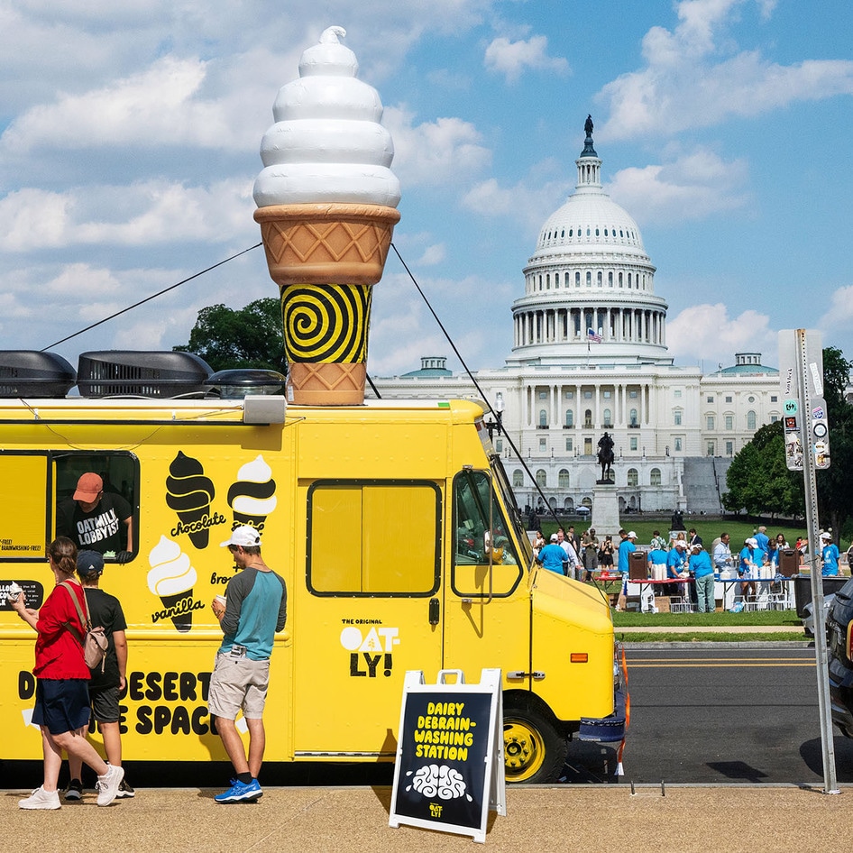 Oatly Crashes the Dairy Industry's Biggest Ice Cream Party