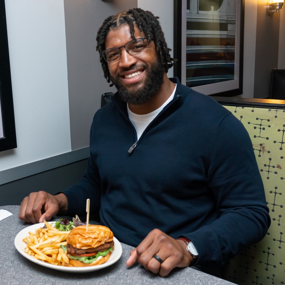 How Super Bowl Champ Deatrich Wise Jr. Gets His Protein Without Eating Meat