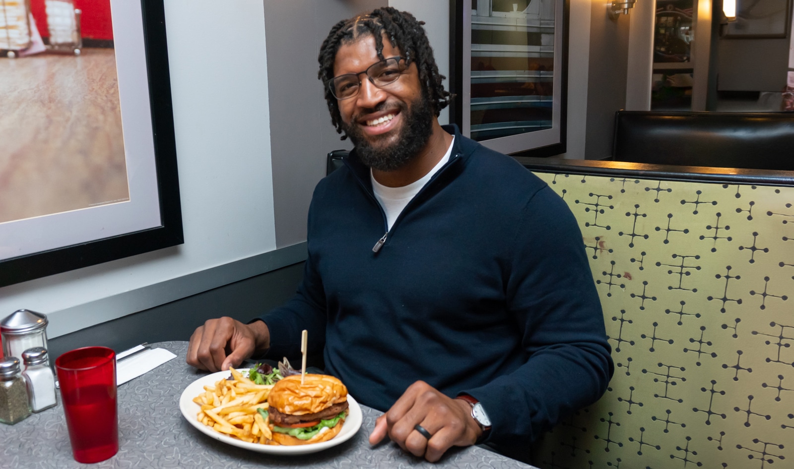 How Super Bowl Champ Deatrich Wise Jr. Gets His Protein Without Eating Meat