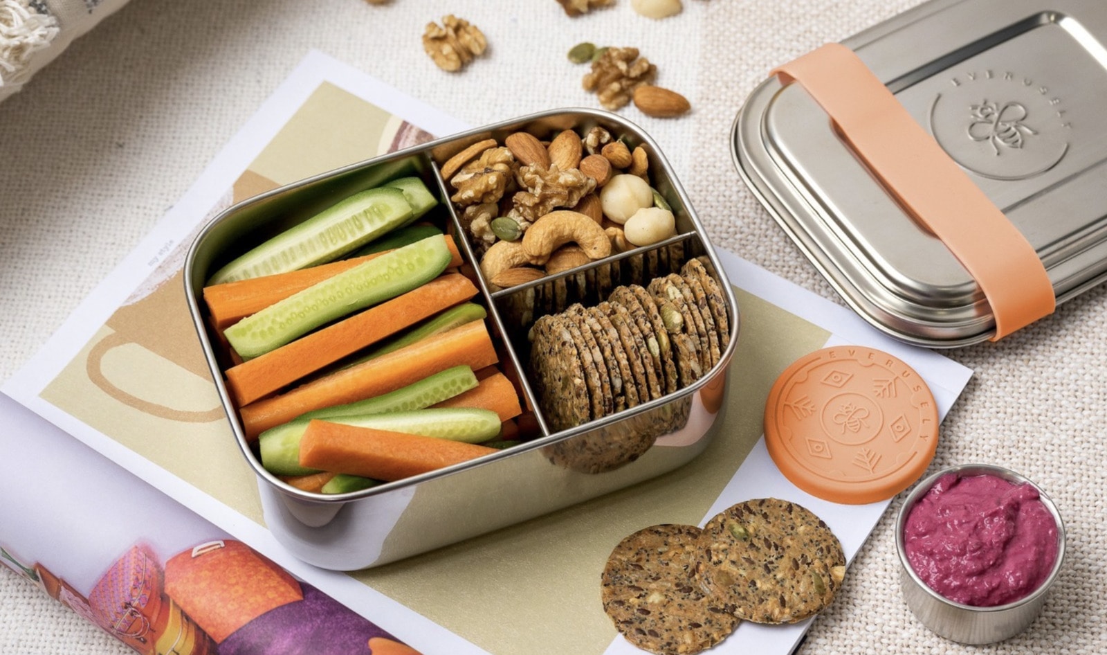 Adorable and Functional Reusable Kids' Lunch Gear, From Bento Boxes to Squeeze Pouches