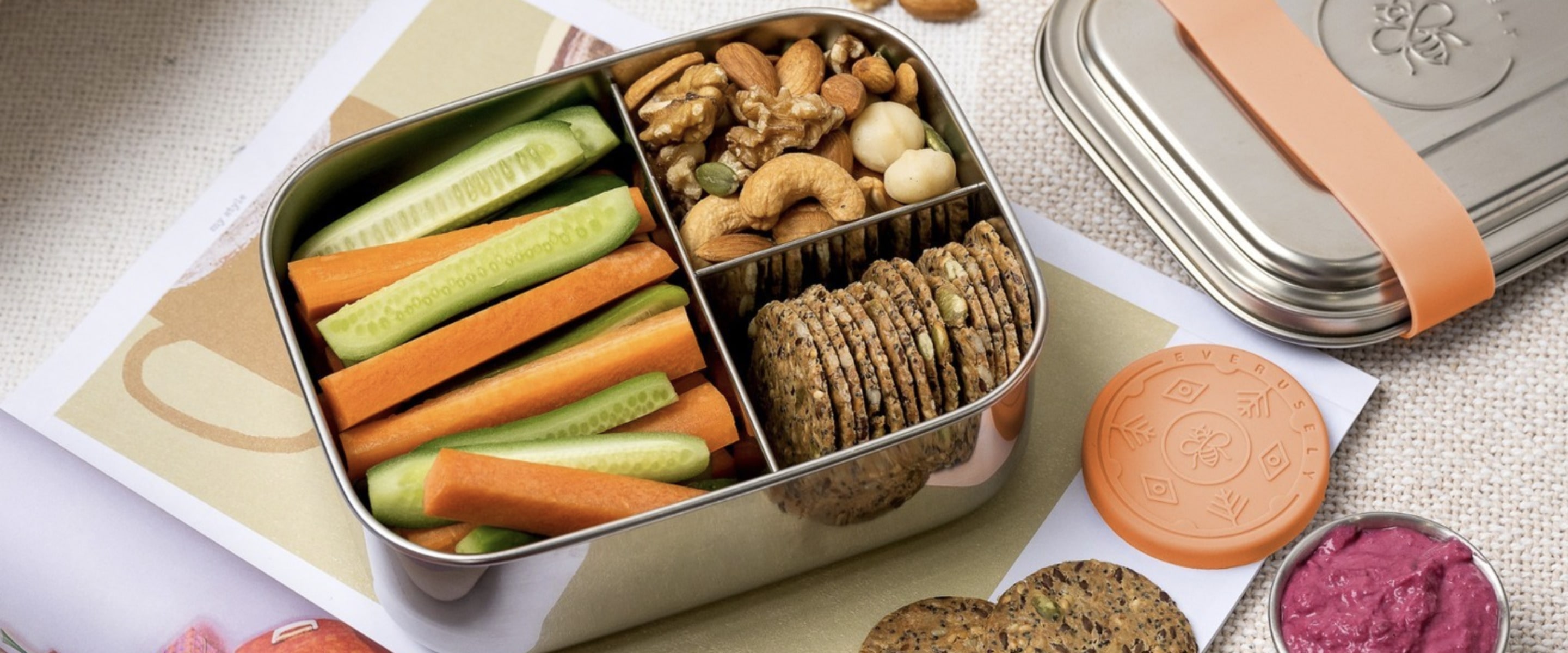 Adorable and Functional Reusable Kids' Lunch Gear, From Bento Boxes to Squeeze Pouches