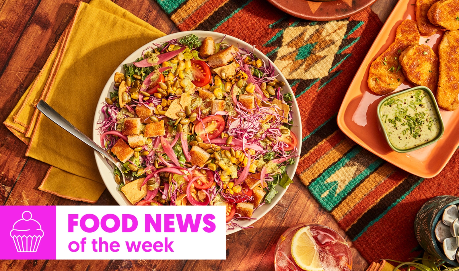 Food News of the Week: Just Salad's Impossible Chicken, and Target Adds Jack O’ Lantern Cookies and Stuffing Flavored Snacks