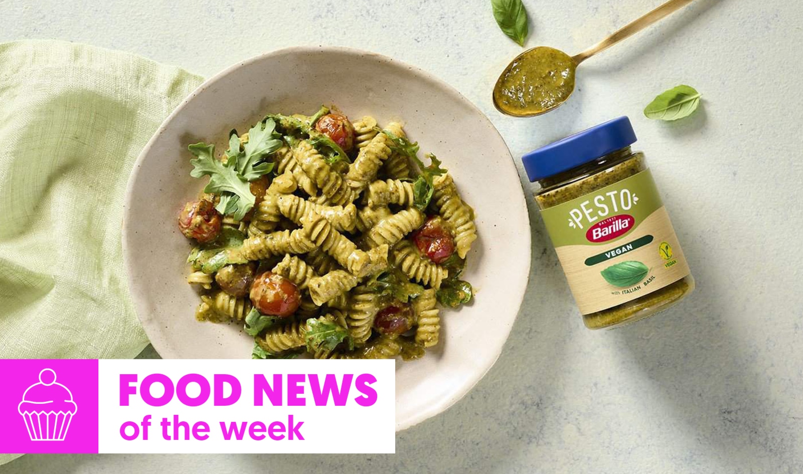 Food News of the Week: Green Giant Ramen, Barilla Vegan Pesto, and a New Pizza for Meatless Meat Lovers&nbsp;