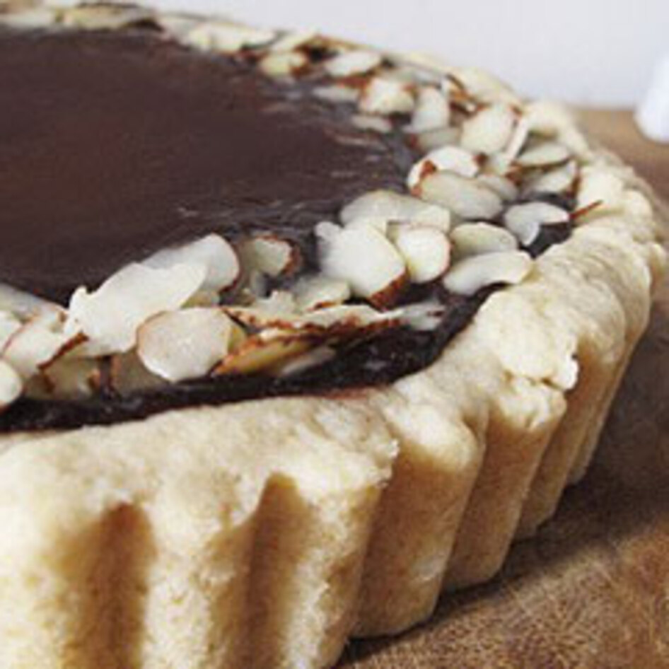 Vegan Chocolate Coffee Ganache Tart