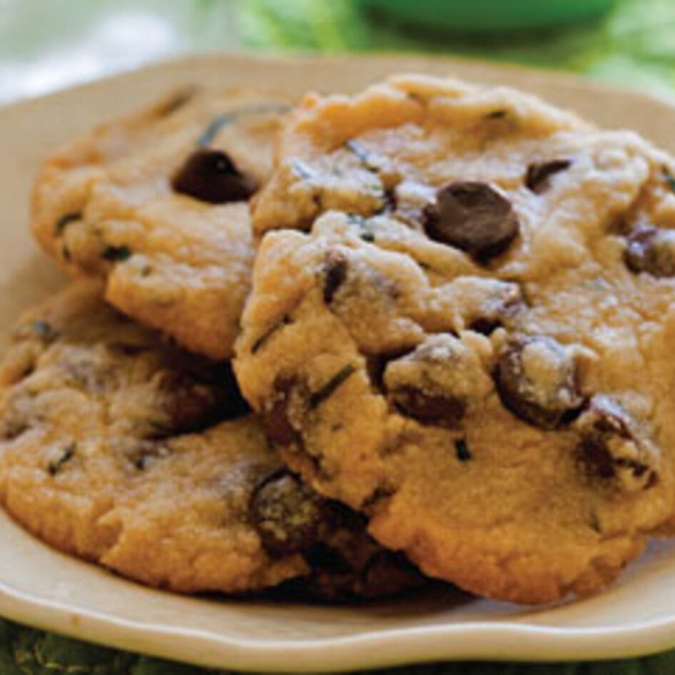 Vegan Mojito Chocolate Chip Cookies