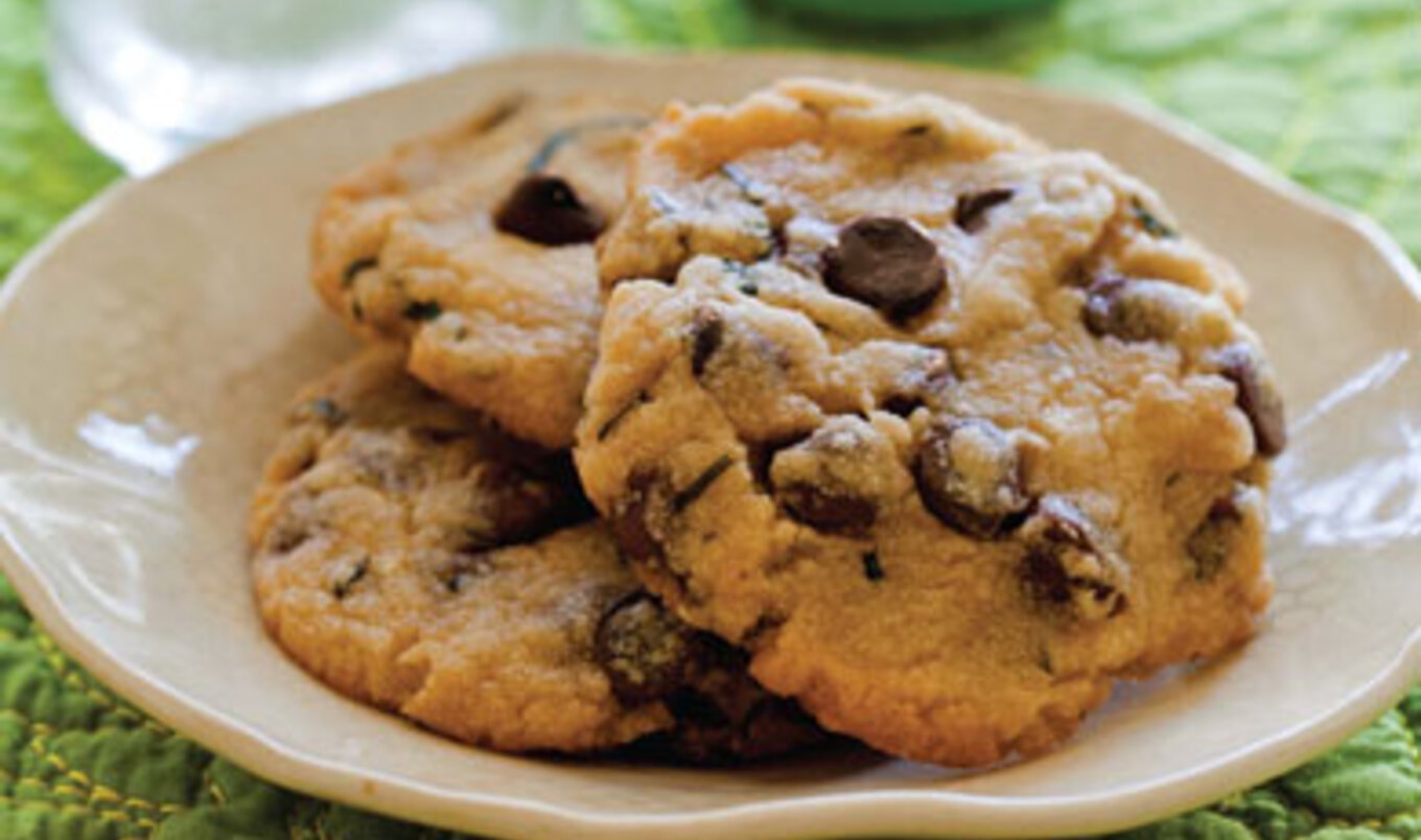 Vegan Mojito Chocolate Chip Cookies