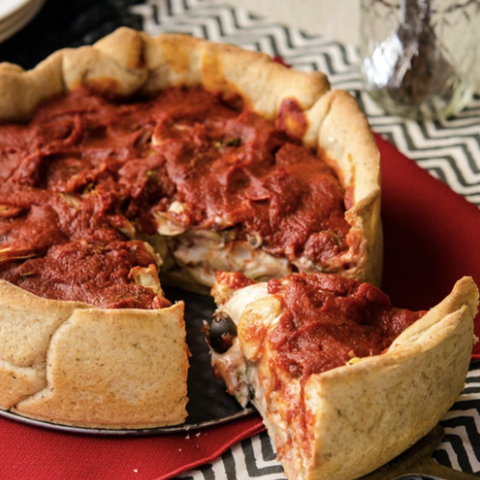 7 Dairy-Free Deep-Dish Pizza Recipes, From Gluten-Free to Pretzel Crust