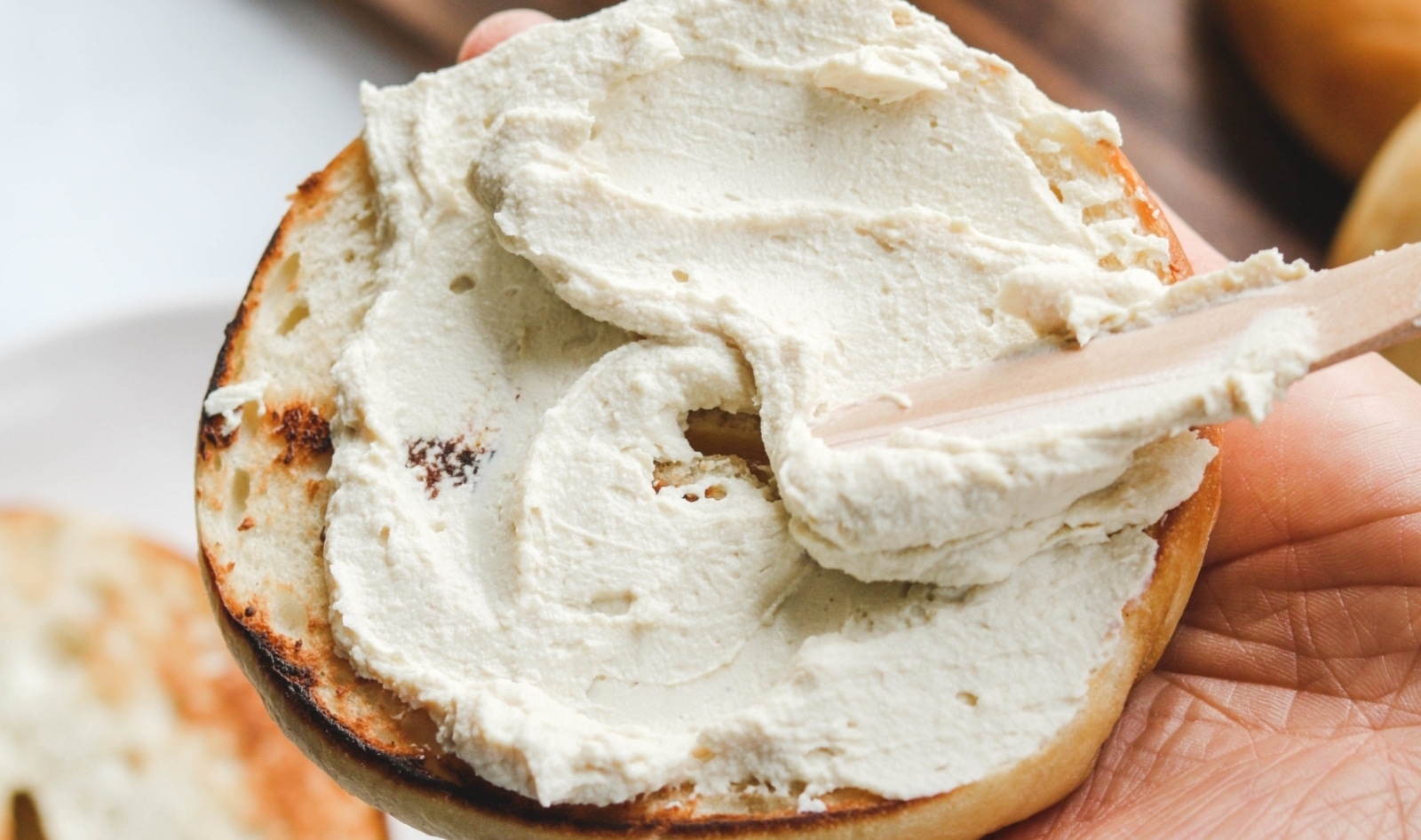 How to Make Velvety, Tangy Dairy-Free Cream Cheese From Scratch