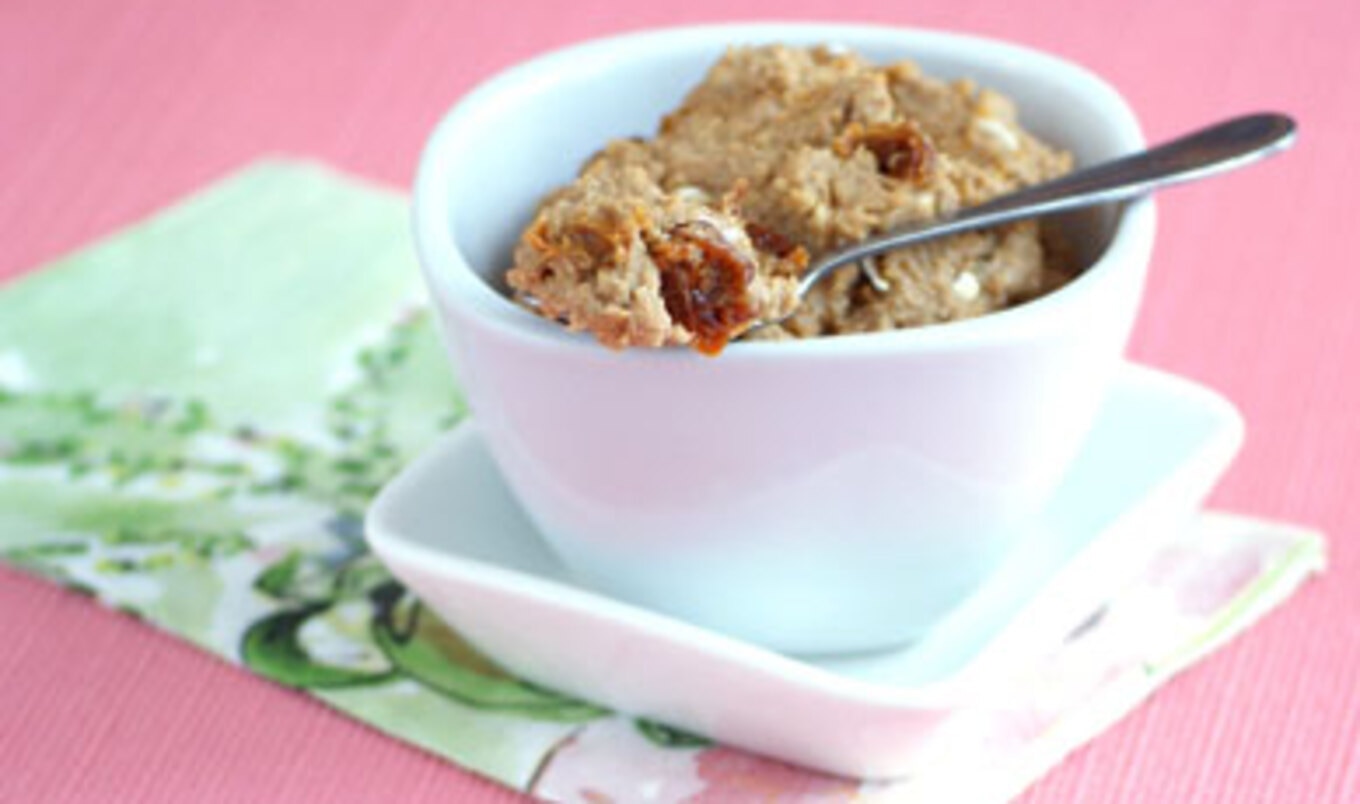 High-Protein Oatmeal-Raisin Cookie Dough