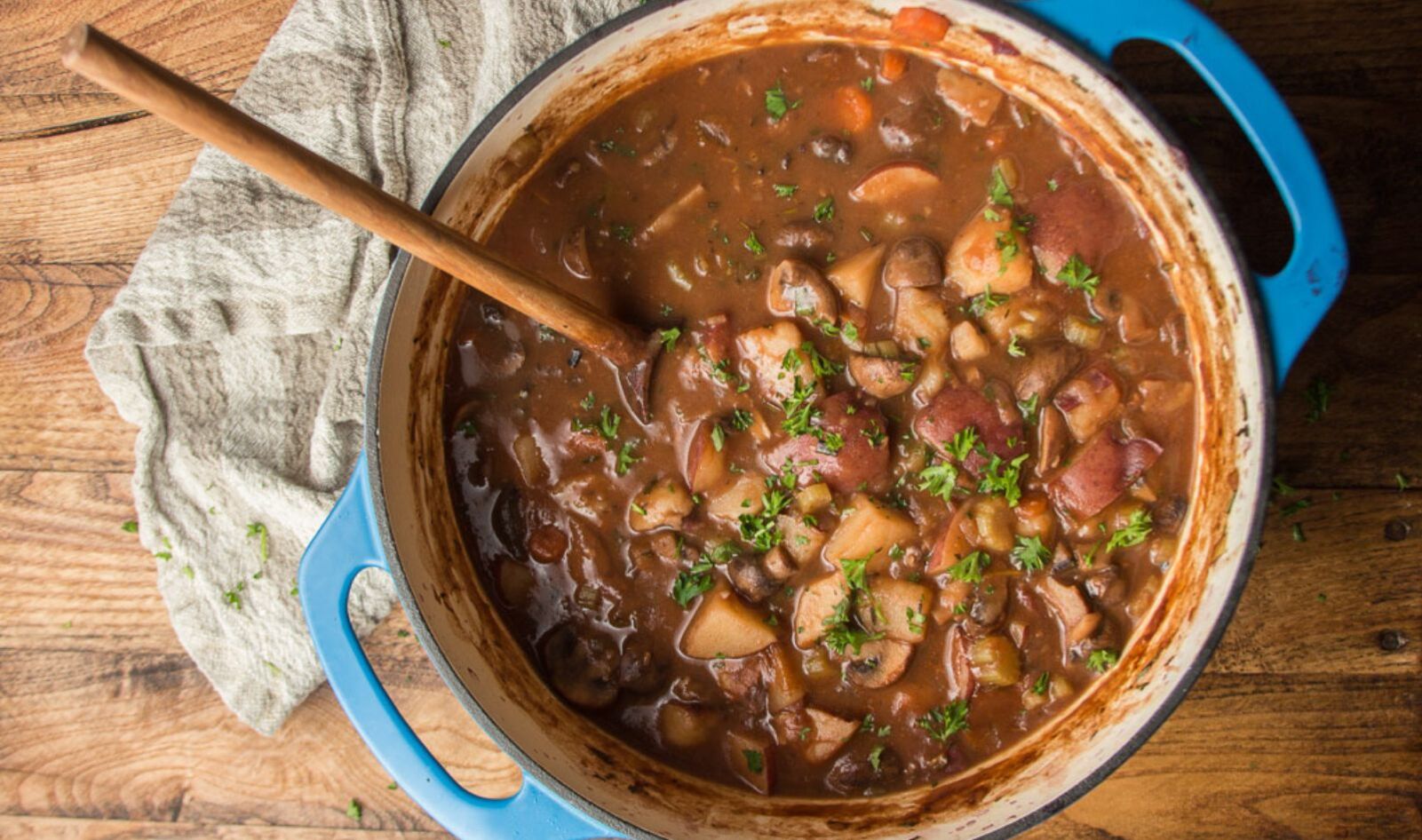 From Boeuf Bourguignon to Beef and Dumplings, Give Your Stews a Meatless Spin