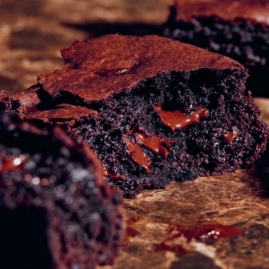 Gooey Vegan Double Chocolate Brownies