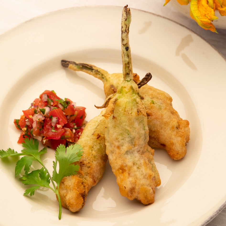 Vegan&nbsp;Summer
Fried Squash
Blossoms