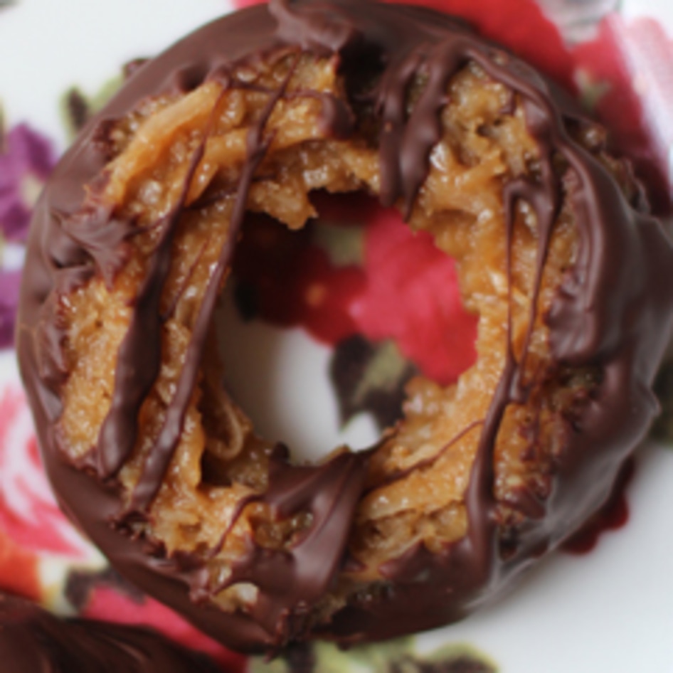 Veganized Samoa Girl Scout Cookies