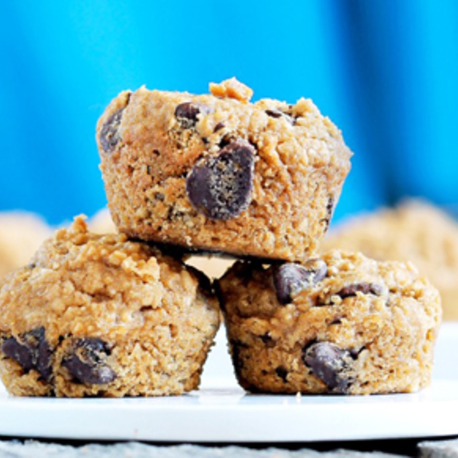 Chocolate Chip Cookie Dough Mini-Muffins