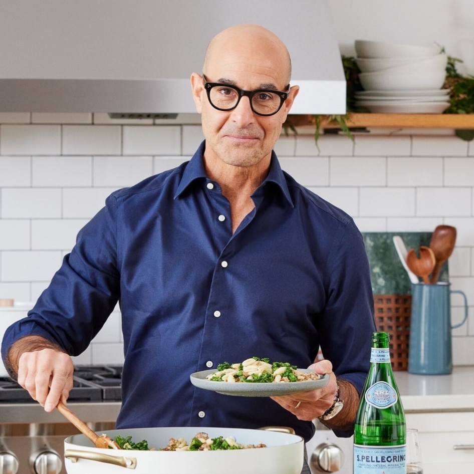 Stanley Tucci’s Best Plant-Forward Dishes, From Pasta e Ceci to Pitti Fritti