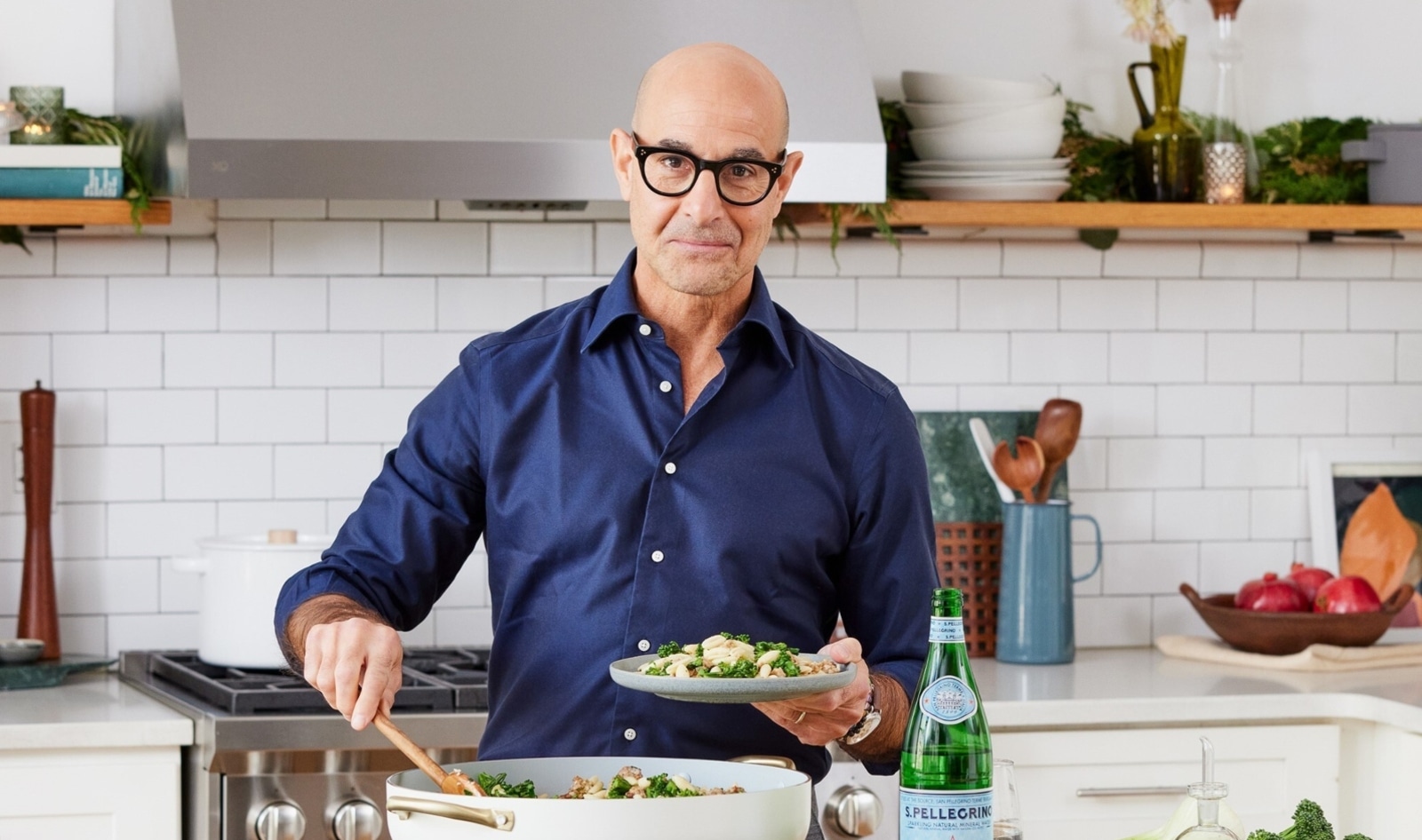 Stanley Tucci’s Best Plant-Forward Dishes, From Pasta e Ceci to Pitti Fritti