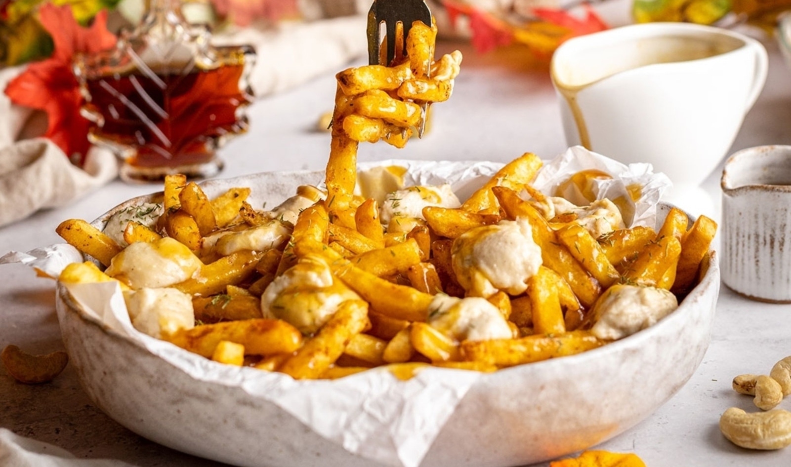 How to Make Vegan Poutine, Cheese Curds and All