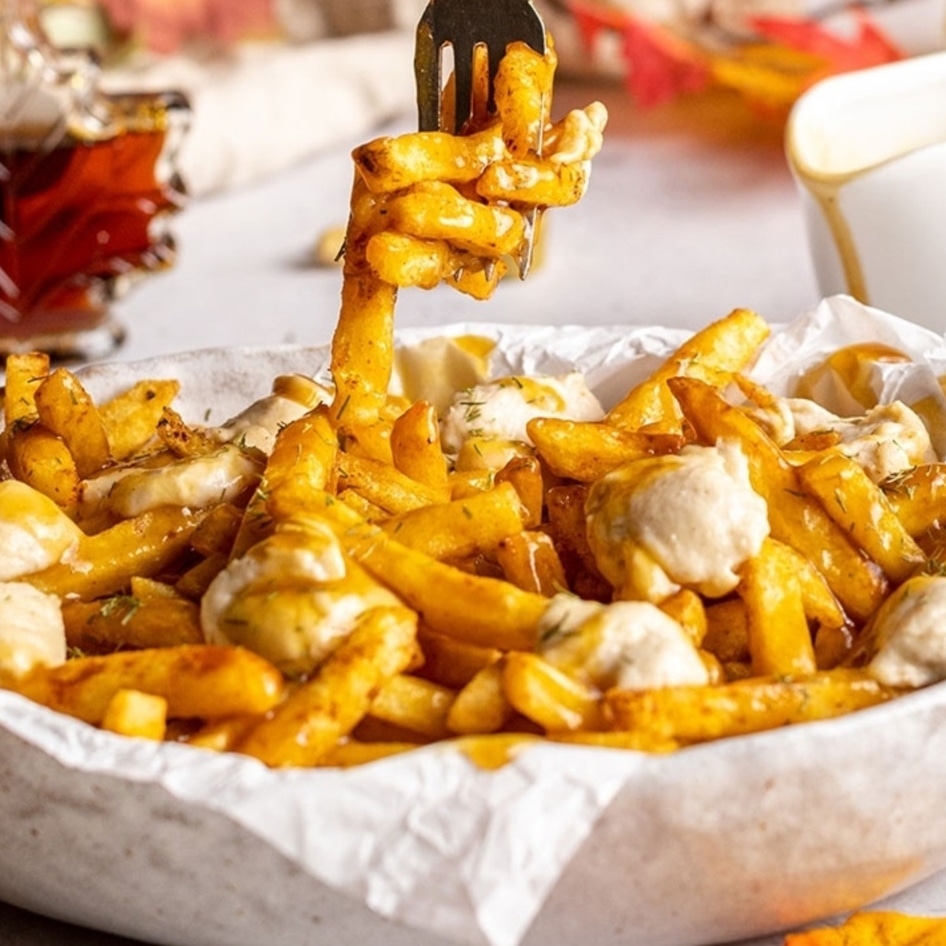 How to Make Vegan Poutine, Cheese Curds and All