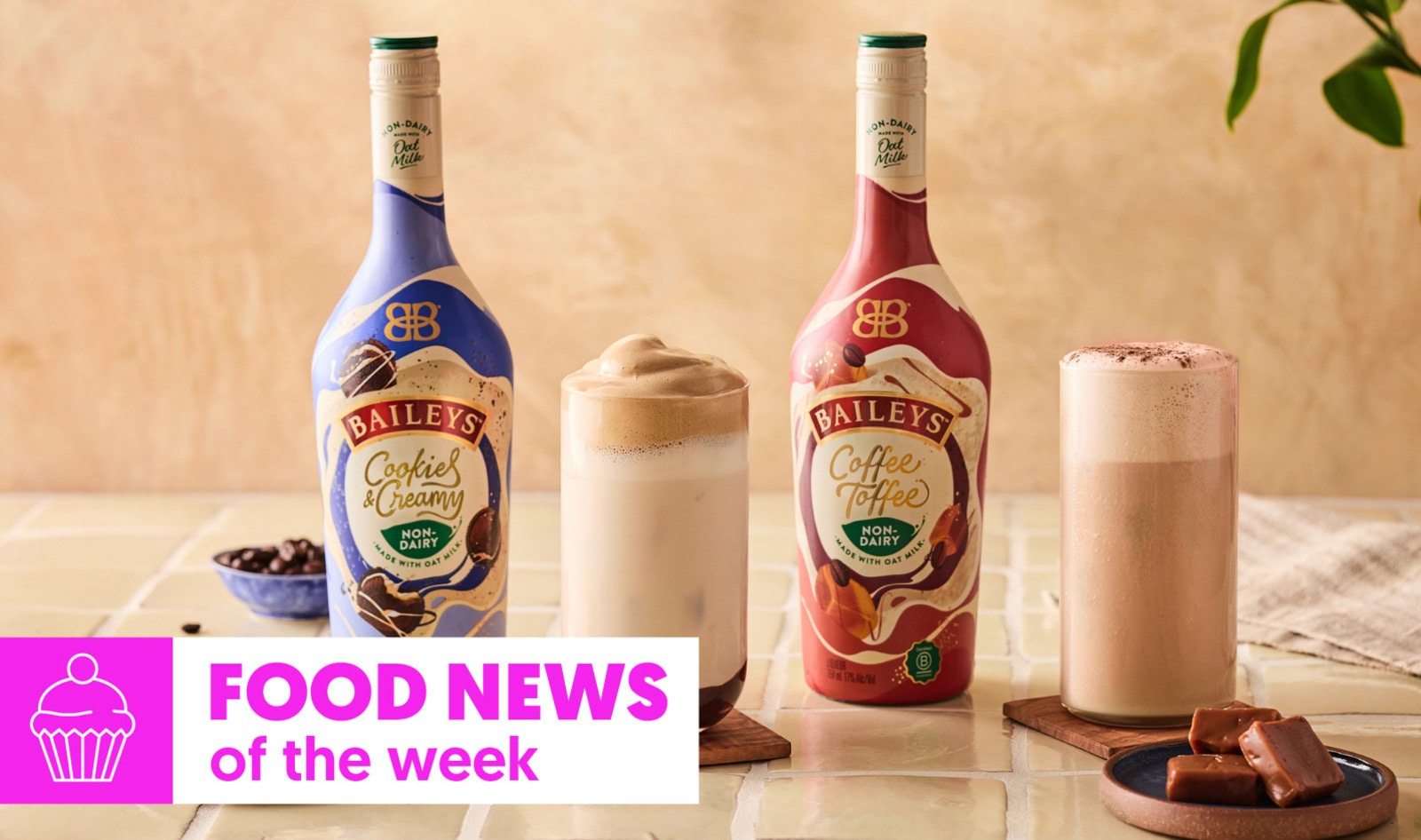 Food News of the Week: Tom Brady's Vegan Gummies, Baileys Adds Oat Milk Liqueur, and Impossible Foods Enters the Steak Market