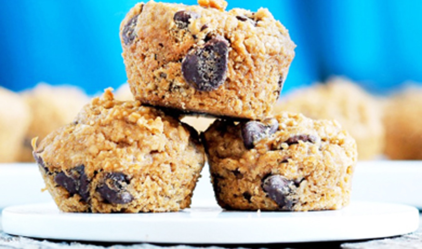 Chocolate Chip Cookie Dough Mini-Muffins