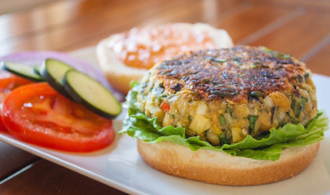 Healthy Mediterranean Veggie Burgers