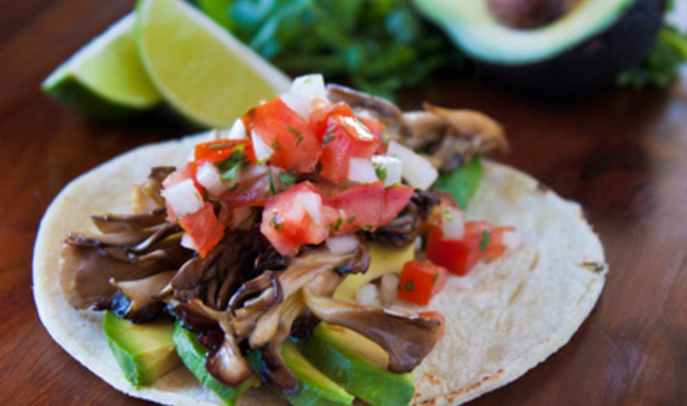 Wild Mushroom Tacos With Pico de Gallo