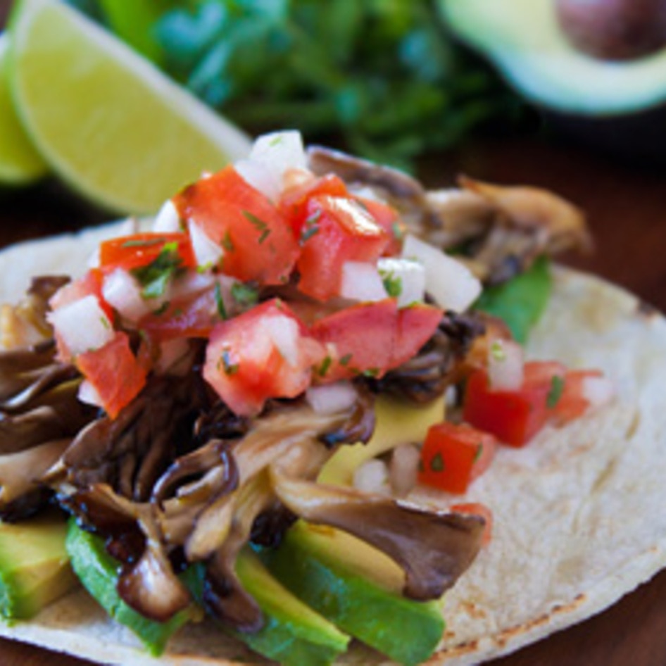 Wild Mushroom Tacos With Pico de Gallo