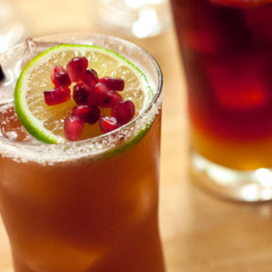 Vegan Pomegranate Margarita (non-alcoholic)