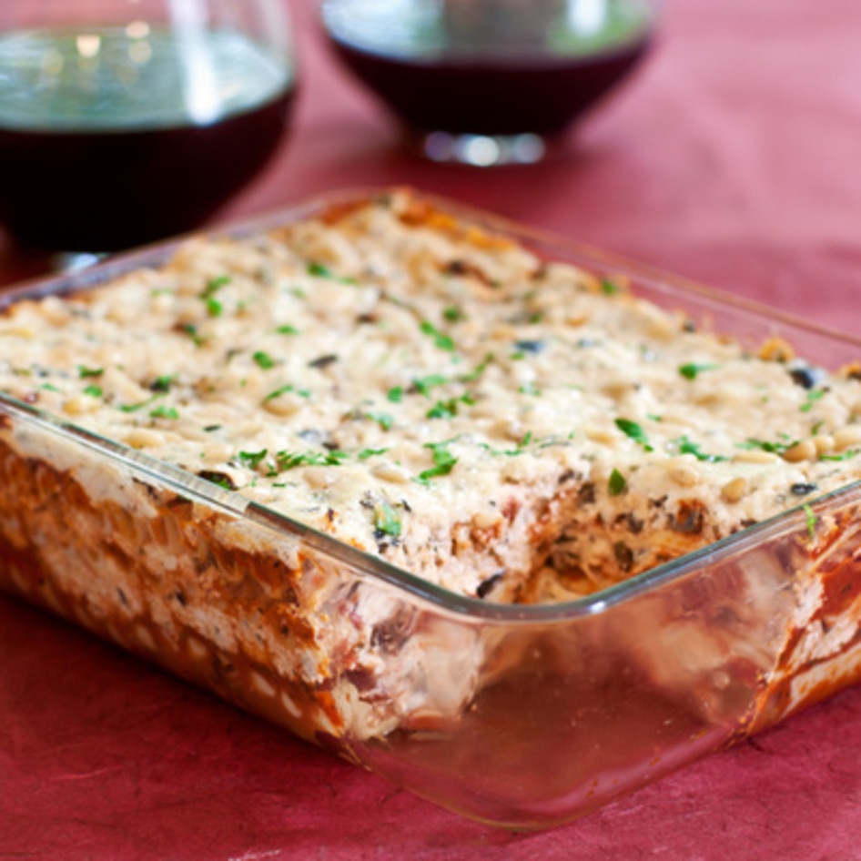 Vegan Double-Cheese Lasagna With Herbed Macadamia Ricotta